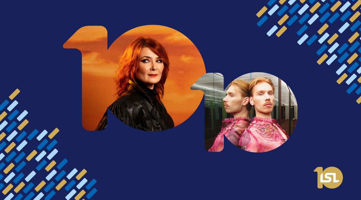 Irina ja Aleksanteri Hakaniemi esiintyvät Lahden kauppatorilla 9.8.2024 LSL 10 vuotta -tapahtumassa